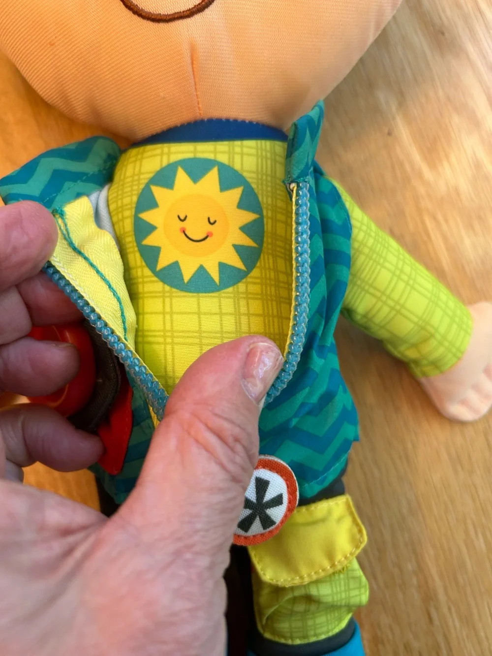 Playskool Dressy Kids Boy Activity Plush 13” Doll - Interactive Learning